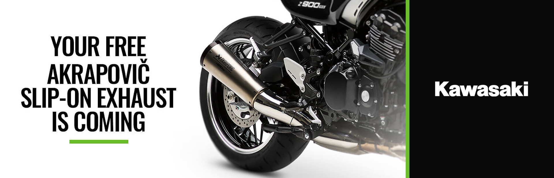 Kawasaki: Free Akrapovic Slip-On Exhaust with Z900RS